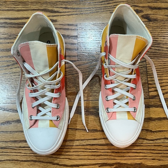 Converse Women's Chuck Taylor Allstar Lift Platform Sneakers Summer Spirit Sz 10 - Picture 3 of 13